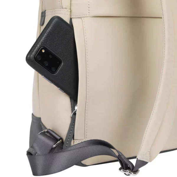 Targus Newport Backpack with phone in quick-access pocket