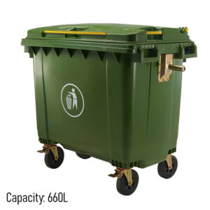 Commercial Plastic Dustbin Capacity: 660Ltr