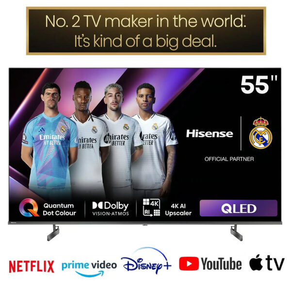 Hisense 55" QLED 4K SMART VIDAA TV Model:55Q6N